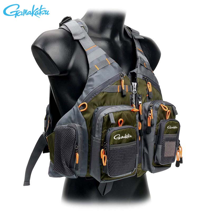 Fishing Jacket Waterproof - Gilet de sauvetage Gamakatsu pour la