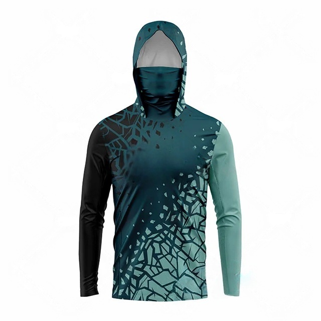 Fishing Shirt Uv Protection - Vêtements de pêche MALFC pour hommes,