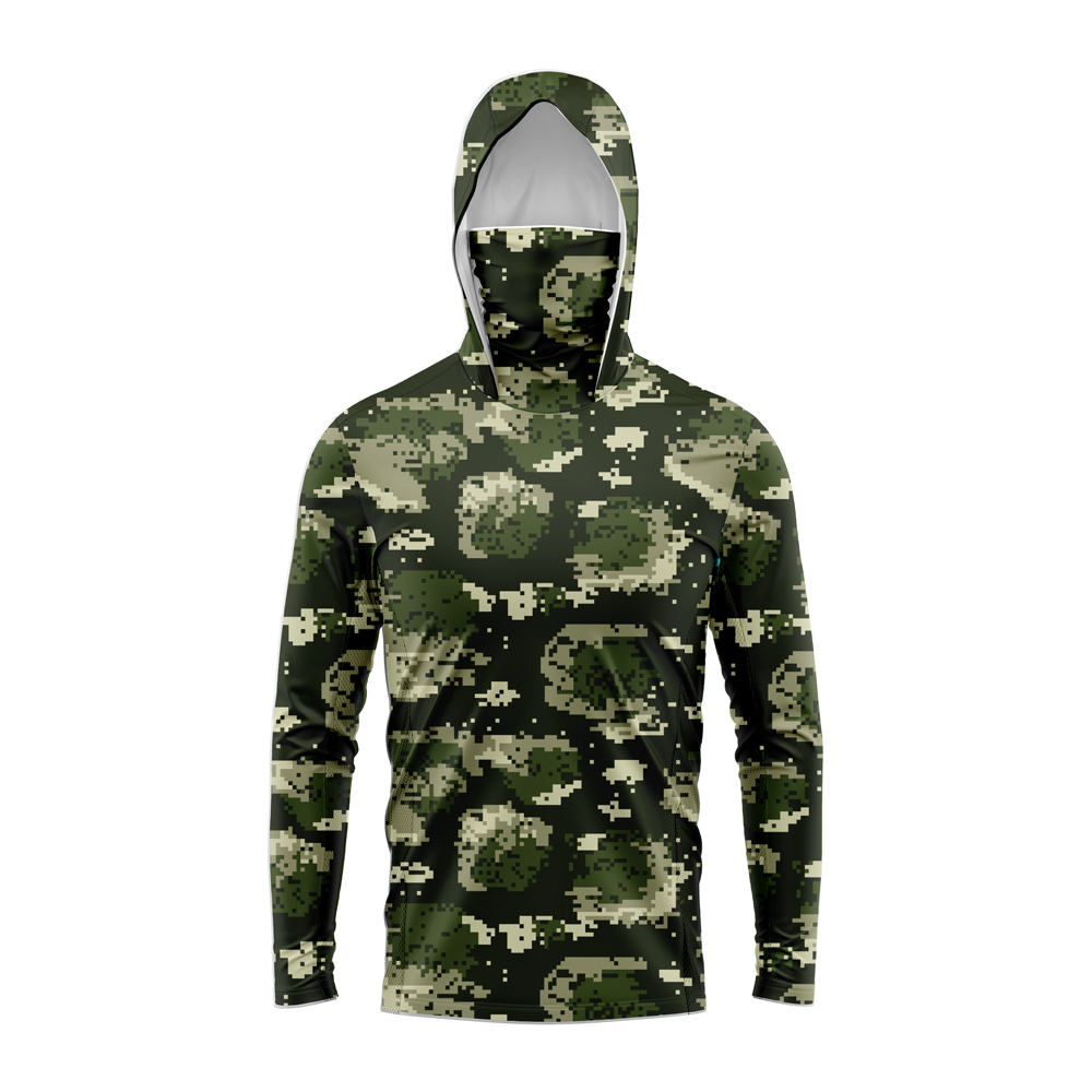 T-shirt de pêche à capuche pou - Fishing Shirt Uv Protection avis et prix