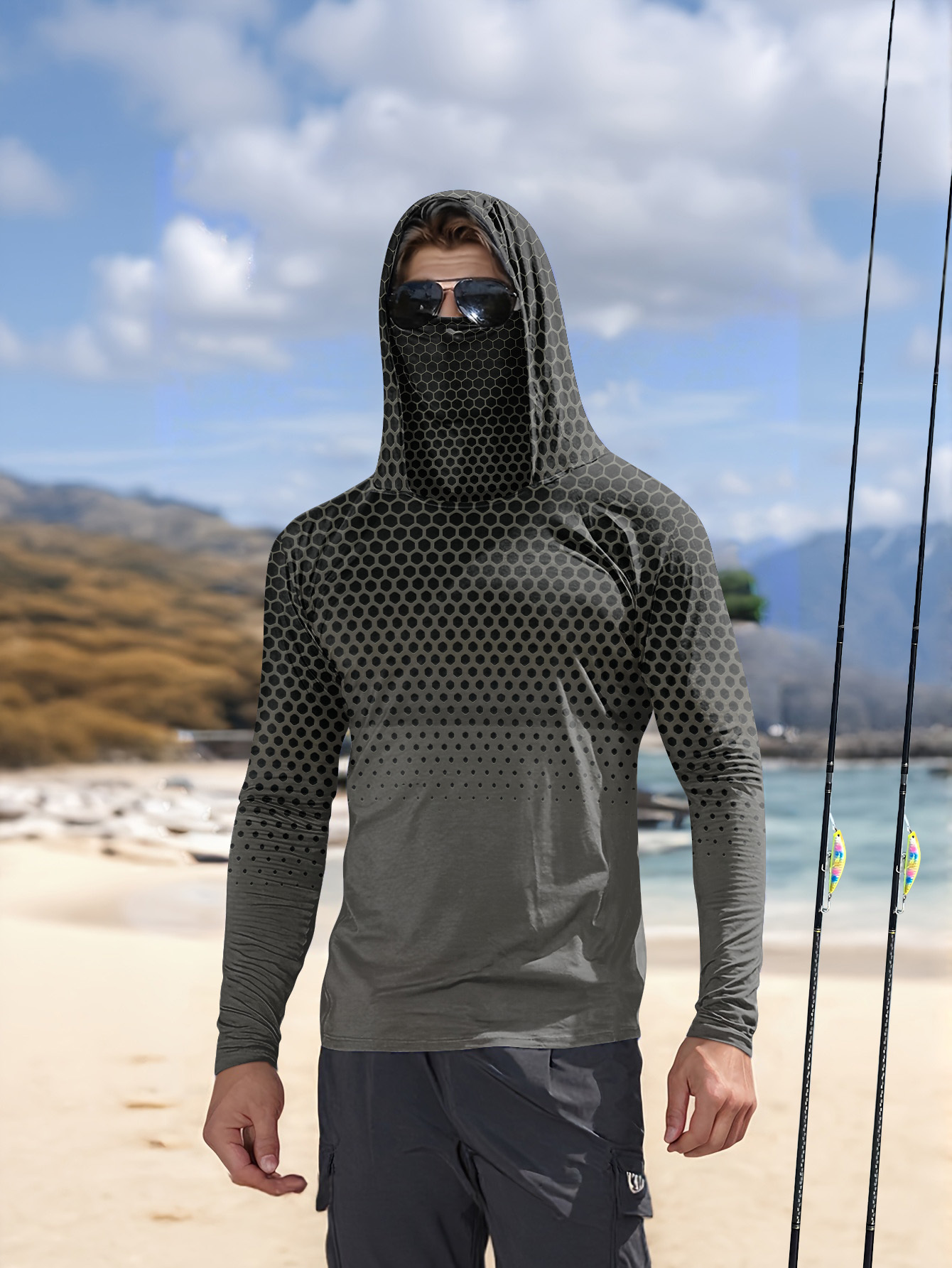 Chemise de pêche à capuche pou - Fishing Hoodie avis et prix