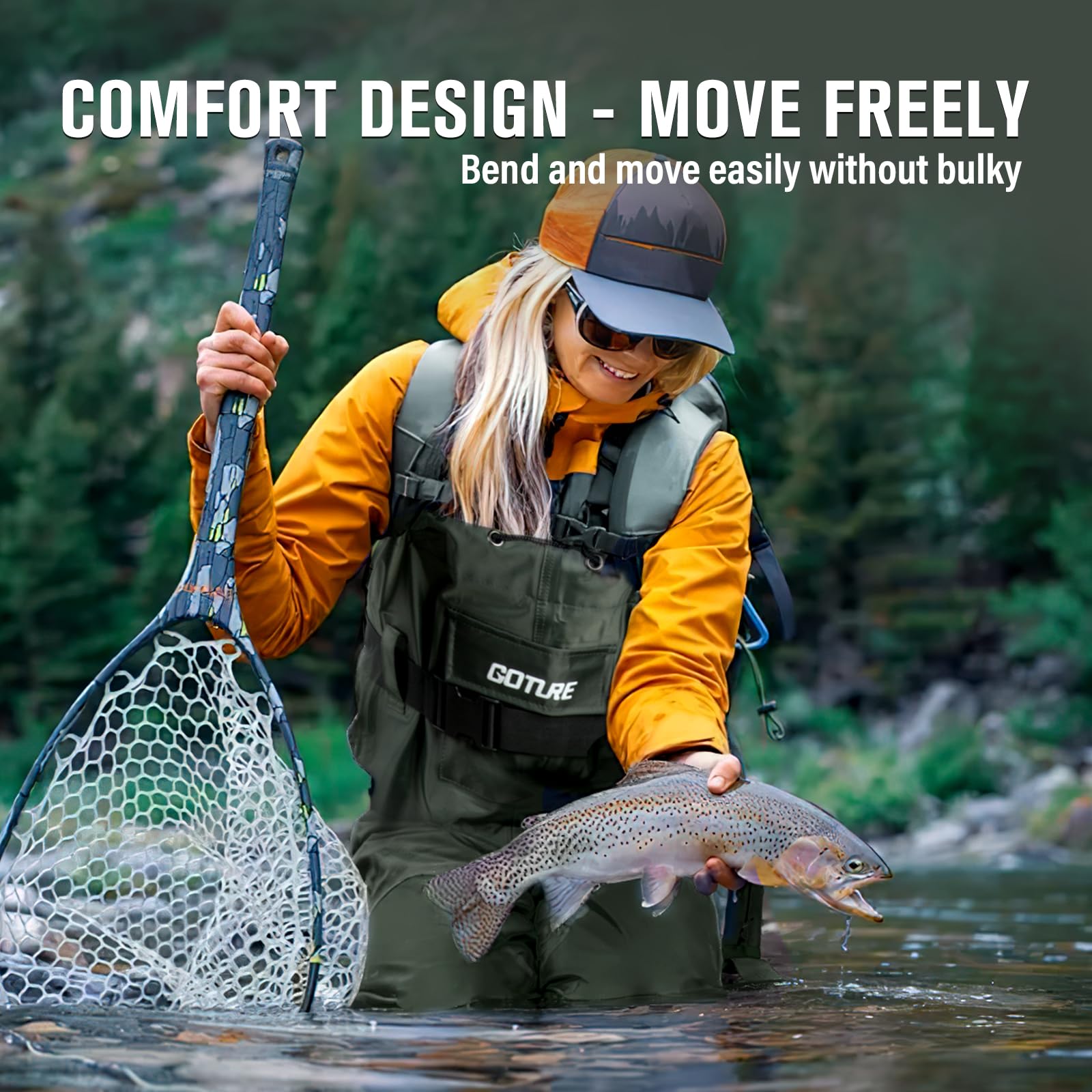 Goture Wader léger avec bottes - Fishing Waders avis et prix