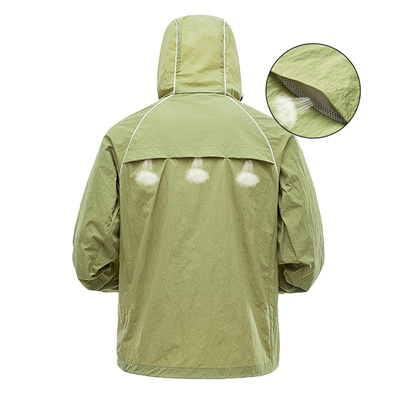 EUMERGX Veste coupe-vent pour  - Fishing Jacket Waterproof avis et prix